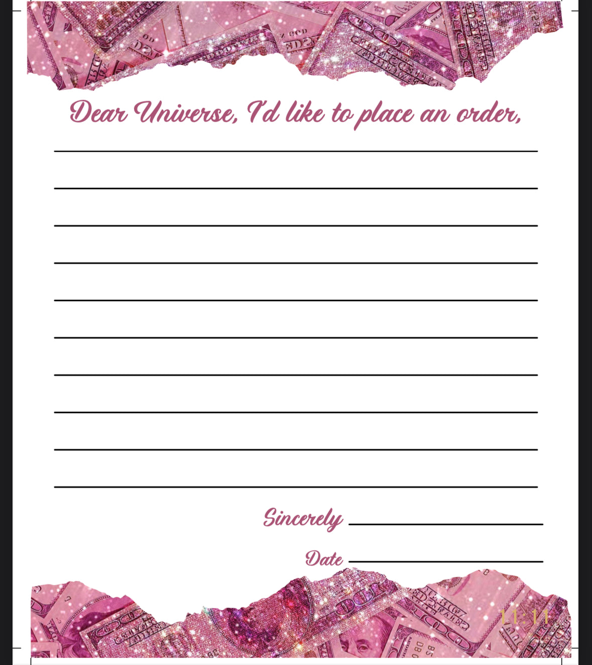 Sis, if not then When? Manifestation Journal Hard Cover