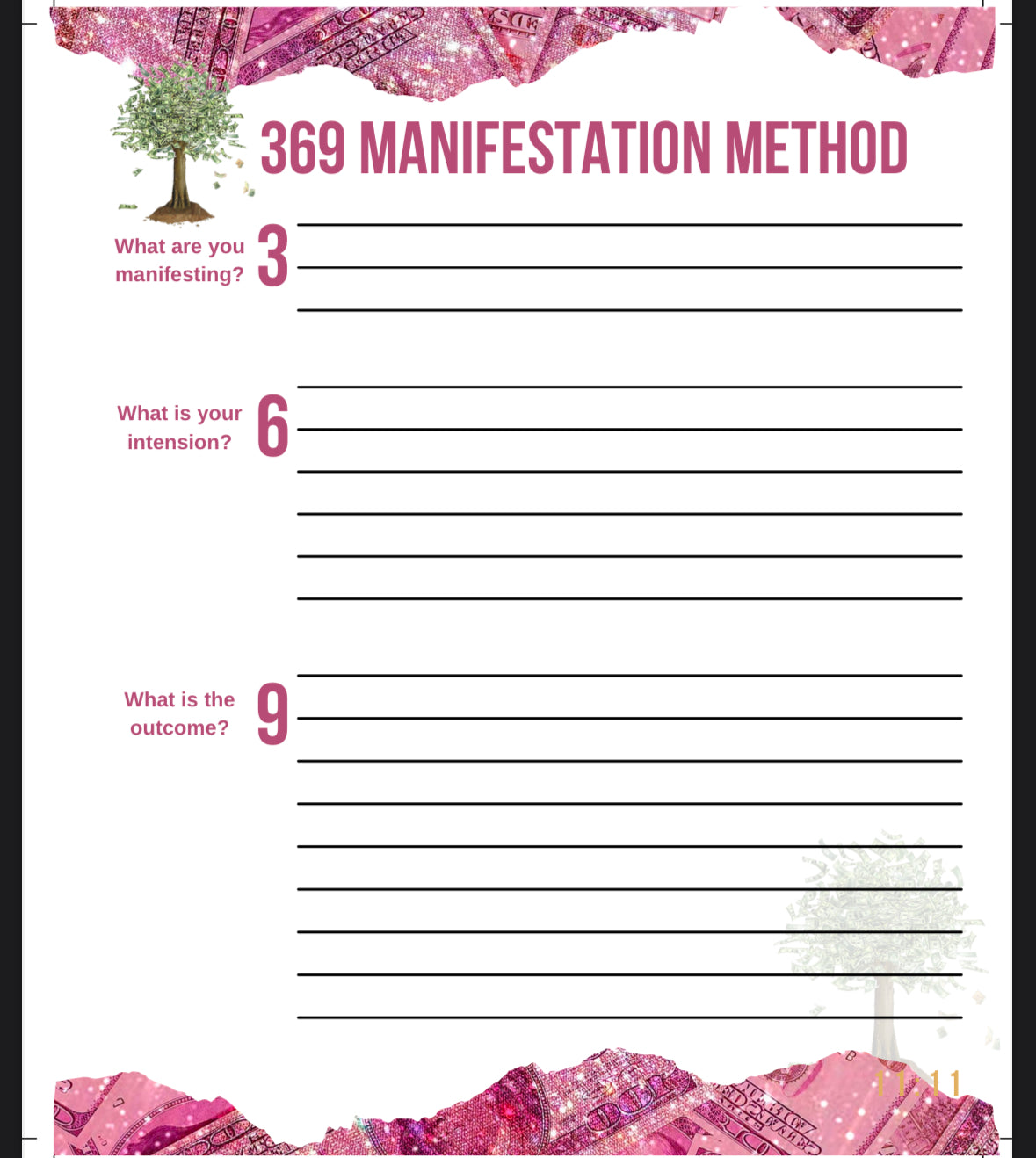 Sis, if not then When? Manifestation Journal Hard Cover